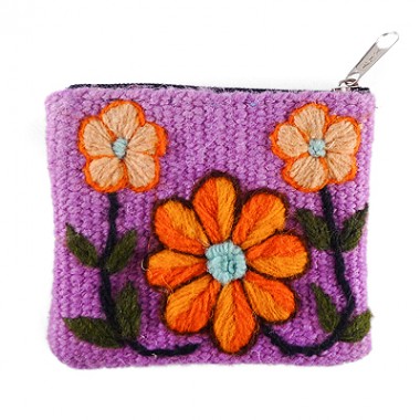 Ayacucho violet purse